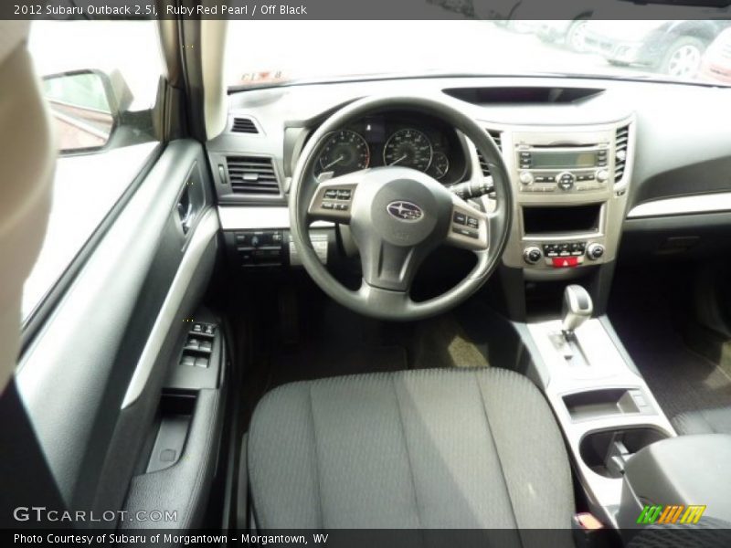 Ruby Red Pearl / Off Black 2012 Subaru Outback 2.5i