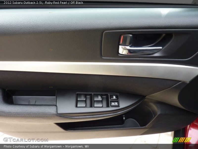 Ruby Red Pearl / Off Black 2012 Subaru Outback 2.5i