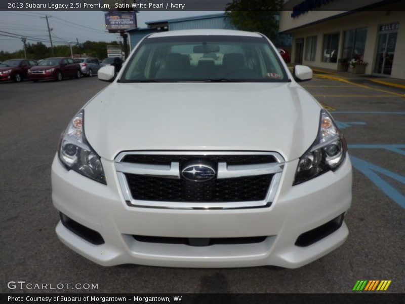 Satin White Pearl / Ivory 2013 Subaru Legacy 2.5i Premium