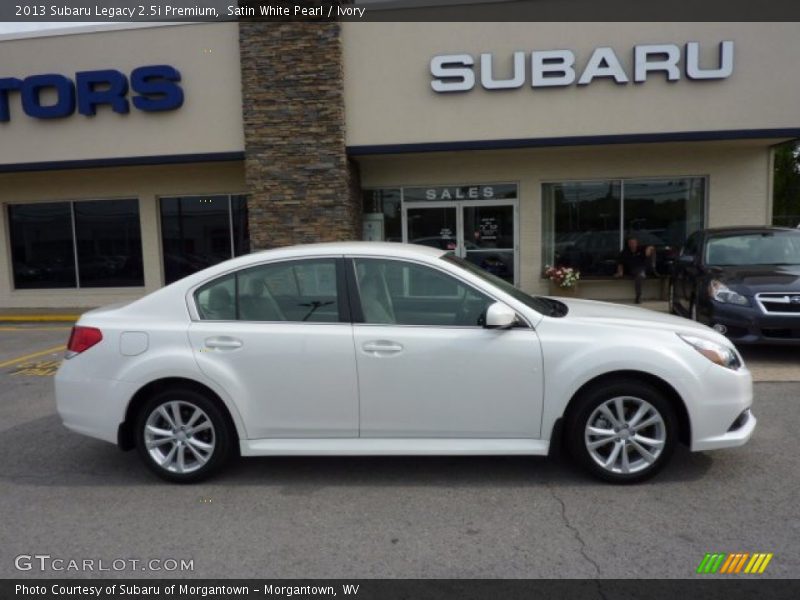 Satin White Pearl / Ivory 2013 Subaru Legacy 2.5i Premium