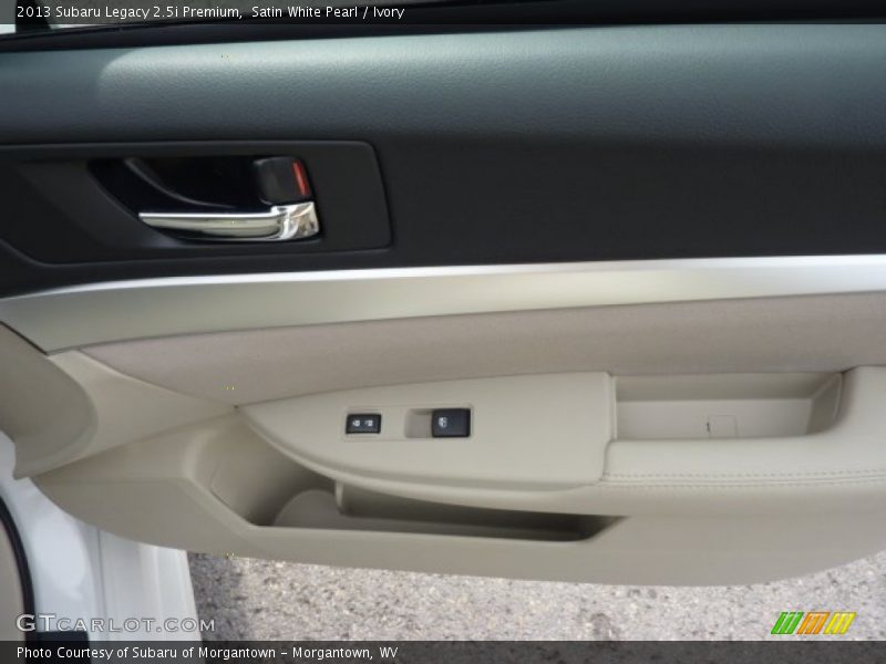 Satin White Pearl / Ivory 2013 Subaru Legacy 2.5i Premium