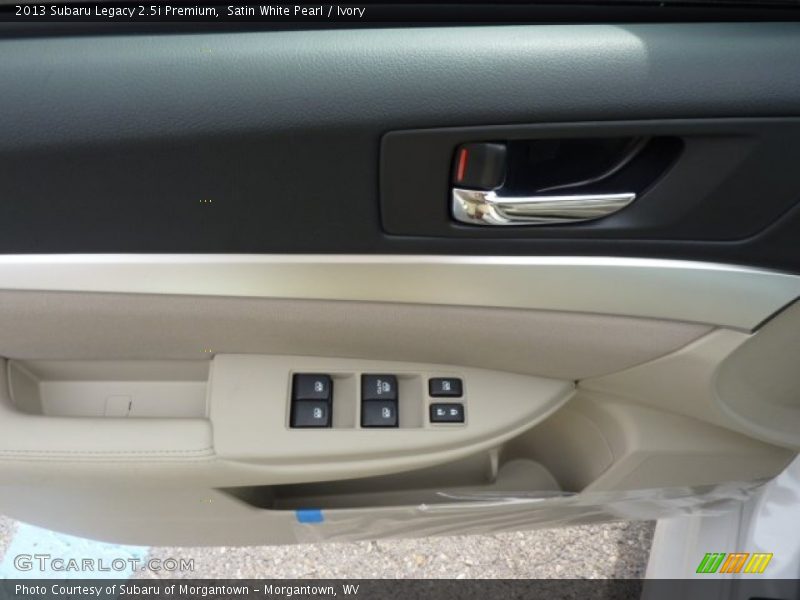 Satin White Pearl / Ivory 2013 Subaru Legacy 2.5i Premium