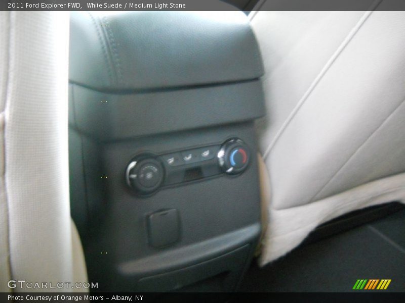White Suede / Medium Light Stone 2011 Ford Explorer FWD