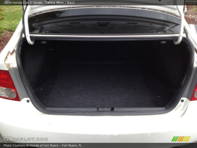 Taffeta White / Black 2009 Honda Civic Si Sedan