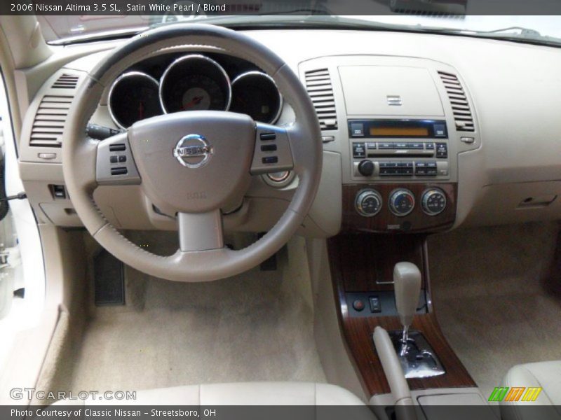 Satin White Pearl / Blond 2006 Nissan Altima 3.5 SL