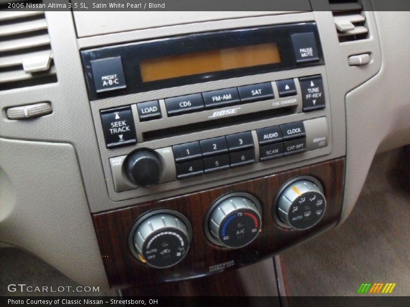 Satin White Pearl / Blond 2006 Nissan Altima 3.5 SL