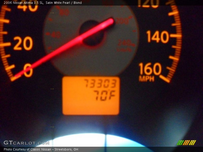 Satin White Pearl / Blond 2006 Nissan Altima 3.5 SL