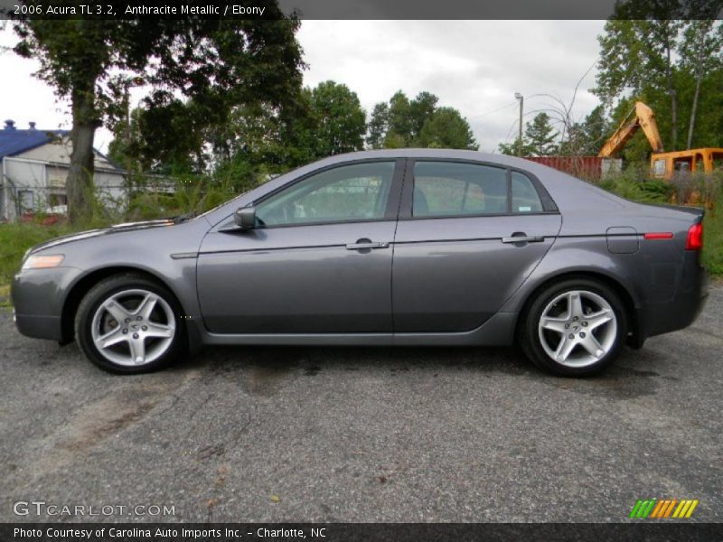 Anthracite Metallic / Ebony 2006 Acura TL 3.2