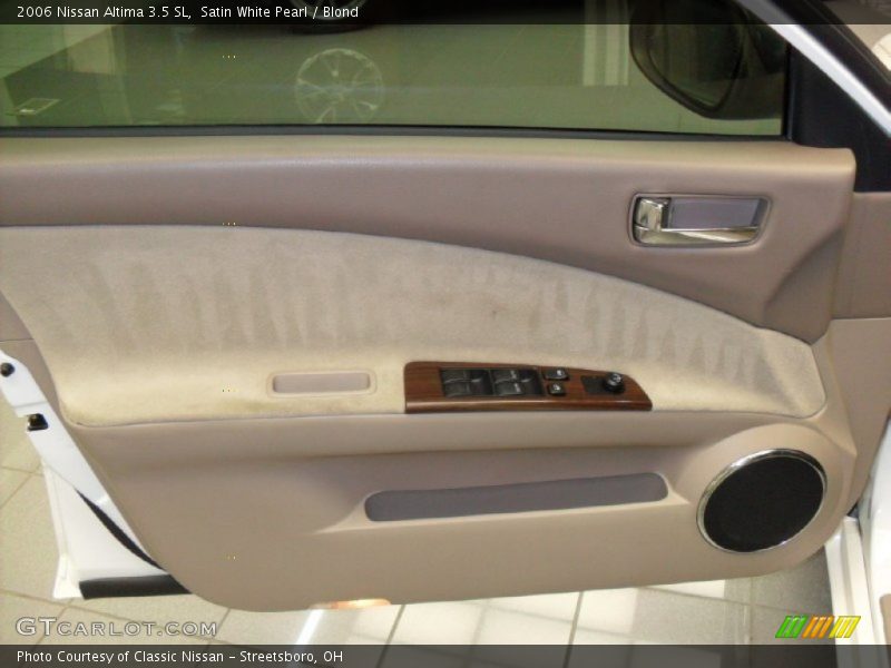 Satin White Pearl / Blond 2006 Nissan Altima 3.5 SL
