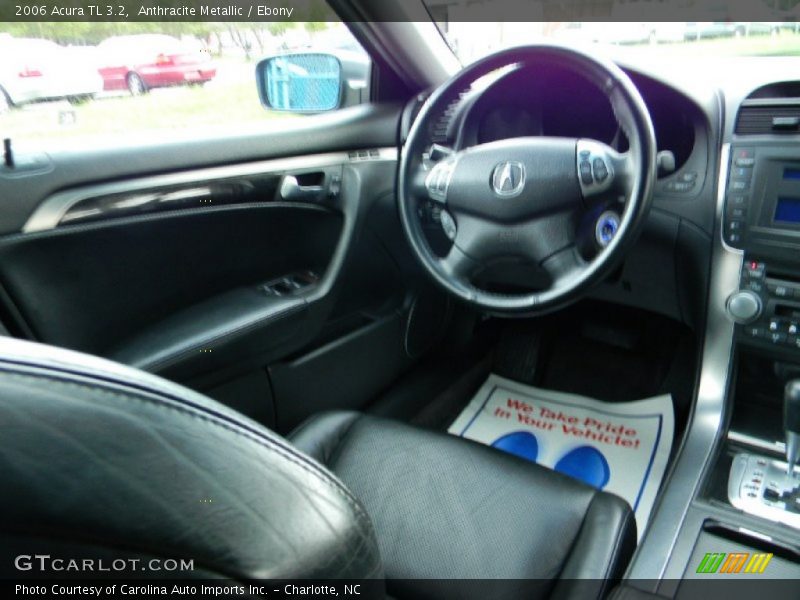 Anthracite Metallic / Ebony 2006 Acura TL 3.2