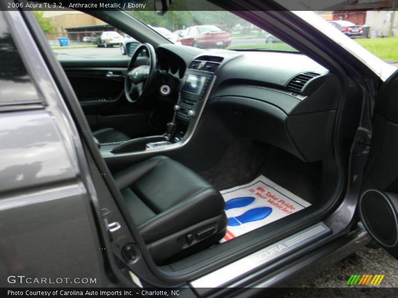 Anthracite Metallic / Ebony 2006 Acura TL 3.2