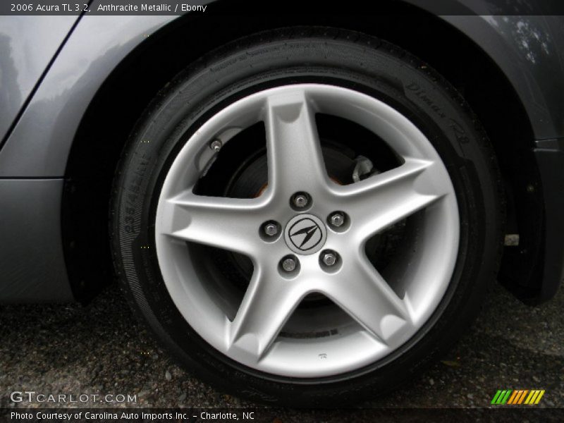Anthracite Metallic / Ebony 2006 Acura TL 3.2