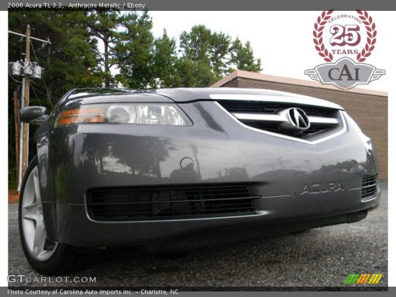 Anthracite Metallic / Ebony 2006 Acura TL 3.2