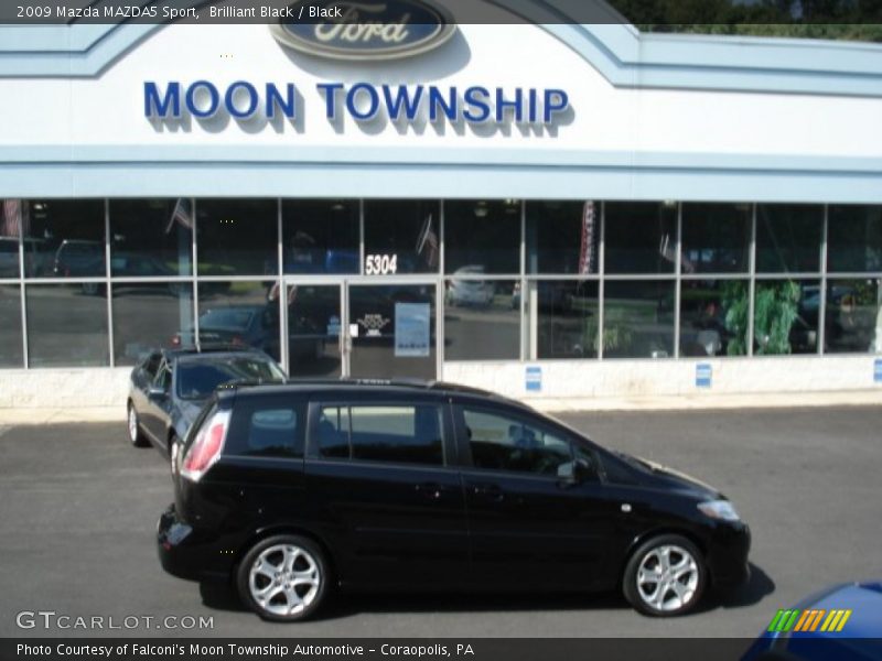 Brilliant Black / Black 2009 Mazda MAZDA5 Sport