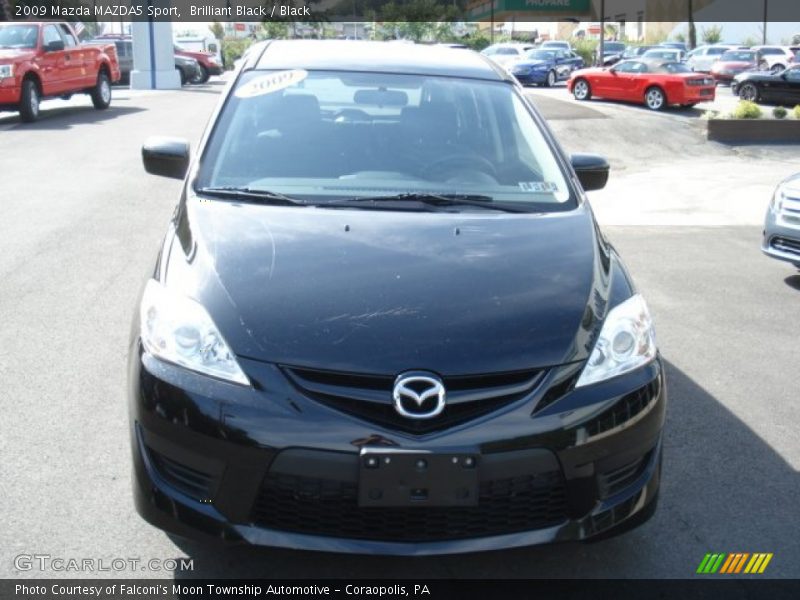 Brilliant Black / Black 2009 Mazda MAZDA5 Sport