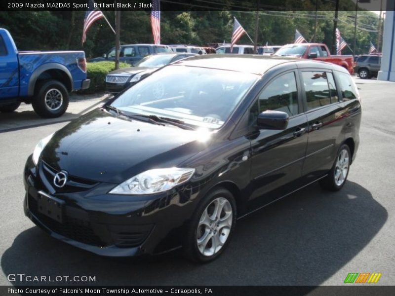 Brilliant Black / Black 2009 Mazda MAZDA5 Sport