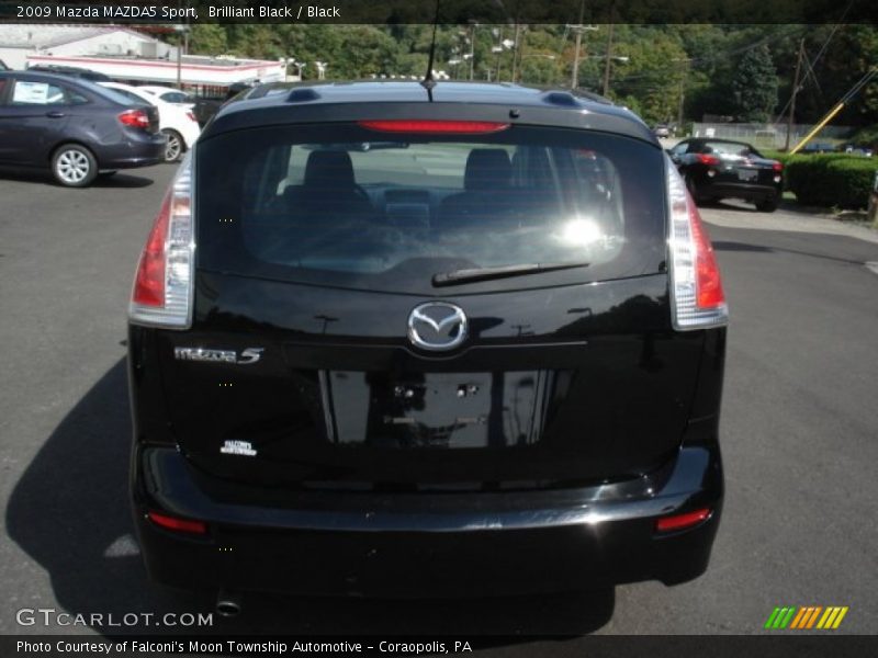 Brilliant Black / Black 2009 Mazda MAZDA5 Sport
