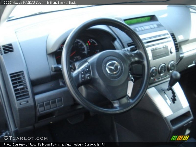 Brilliant Black / Black 2009 Mazda MAZDA5 Sport