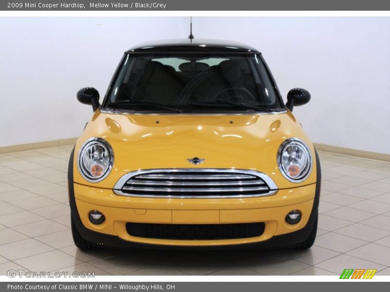 Mellow Yellow / Black/Grey 2009 Mini Cooper Hardtop