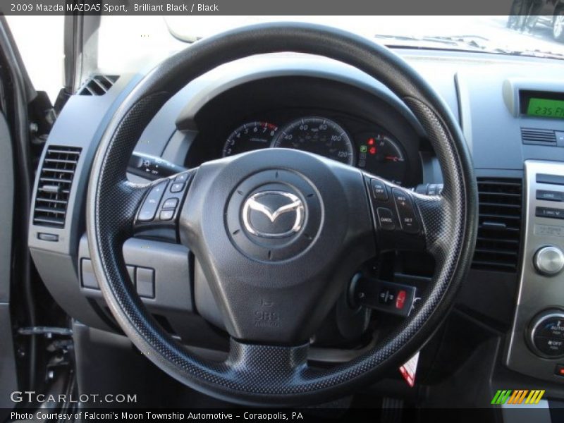 Brilliant Black / Black 2009 Mazda MAZDA5 Sport