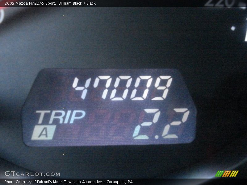 Brilliant Black / Black 2009 Mazda MAZDA5 Sport