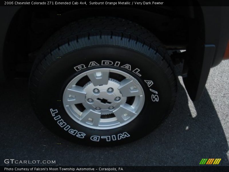 Sunburst Orange Metallic / Very Dark Pewter 2006 Chevrolet Colorado Z71 Extended Cab 4x4