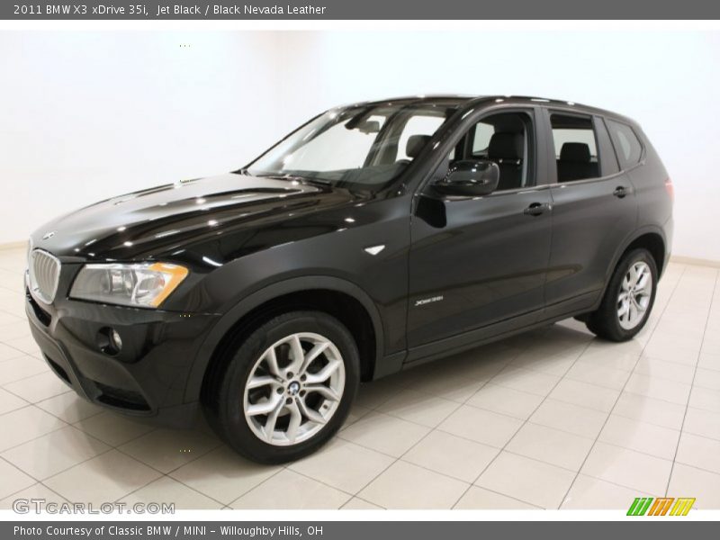 Jet Black / Black Nevada Leather 2011 BMW X3 xDrive 35i
