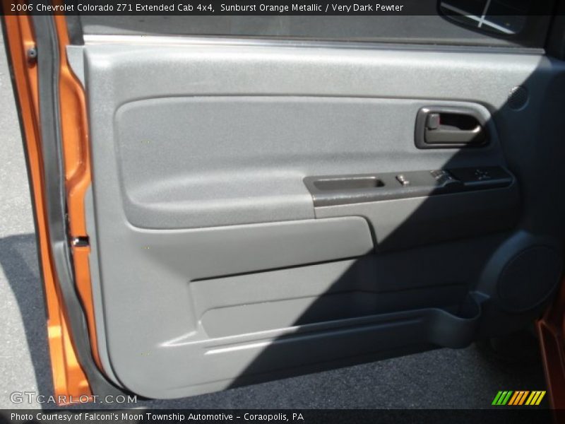 Sunburst Orange Metallic / Very Dark Pewter 2006 Chevrolet Colorado Z71 Extended Cab 4x4