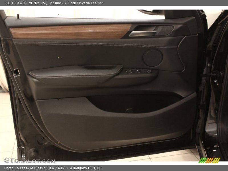 Jet Black / Black Nevada Leather 2011 BMW X3 xDrive 35i