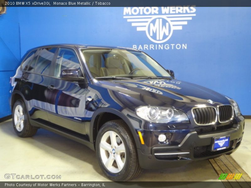 Monaco Blue Metallic / Tobacco 2010 BMW X5 xDrive30i