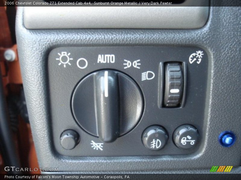 Sunburst Orange Metallic / Very Dark Pewter 2006 Chevrolet Colorado Z71 Extended Cab 4x4