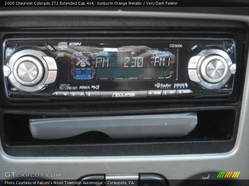 Sunburst Orange Metallic / Very Dark Pewter 2006 Chevrolet Colorado Z71 Extended Cab 4x4