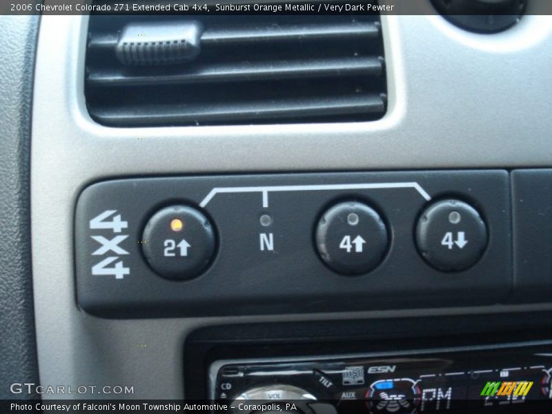 Sunburst Orange Metallic / Very Dark Pewter 2006 Chevrolet Colorado Z71 Extended Cab 4x4