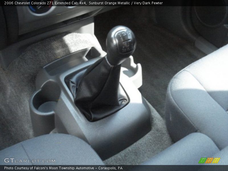 Sunburst Orange Metallic / Very Dark Pewter 2006 Chevrolet Colorado Z71 Extended Cab 4x4