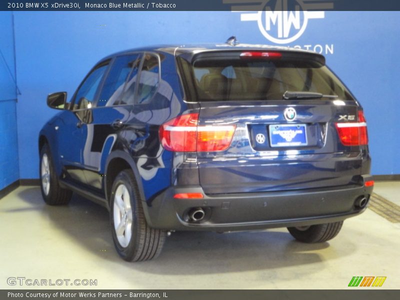 Monaco Blue Metallic / Tobacco 2010 BMW X5 xDrive30i