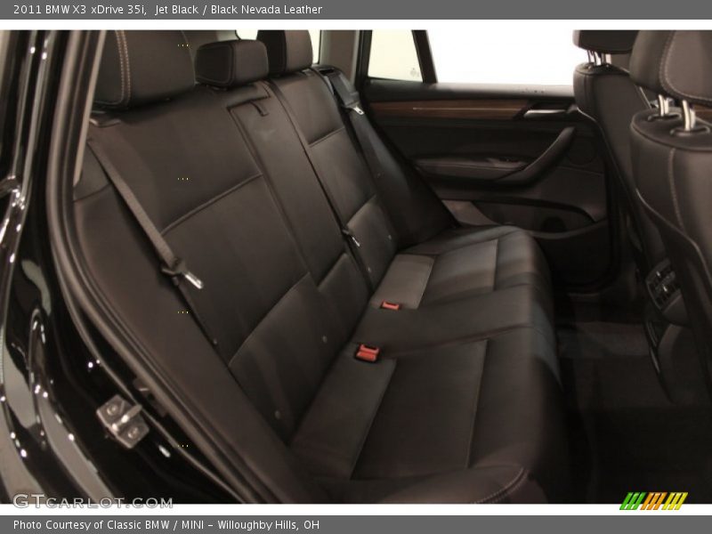 Jet Black / Black Nevada Leather 2011 BMW X3 xDrive 35i