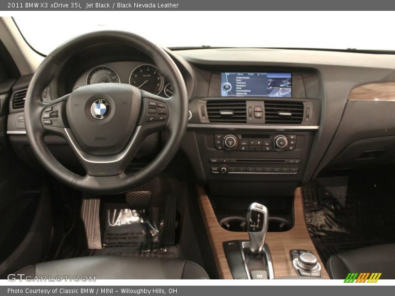 Jet Black / Black Nevada Leather 2011 BMW X3 xDrive 35i