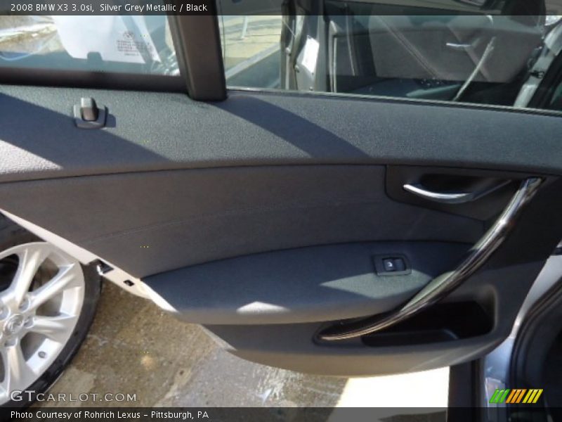 Silver Grey Metallic / Black 2008 BMW X3 3.0si