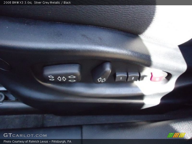 Silver Grey Metallic / Black 2008 BMW X3 3.0si