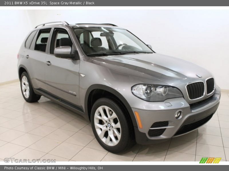 Space Gray Metallic / Black 2011 BMW X5 xDrive 35i