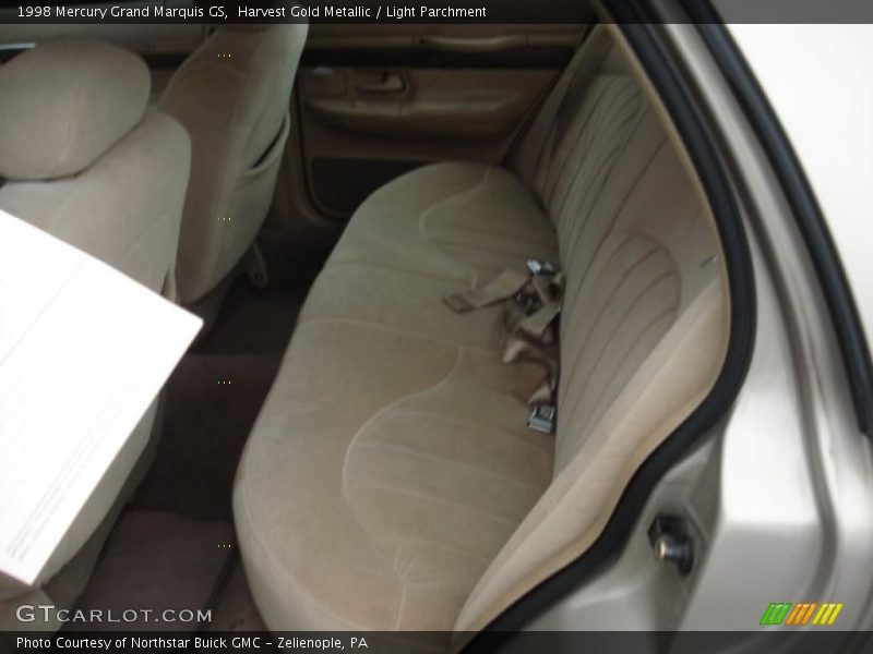 Harvest Gold Metallic / Light Parchment 1998 Mercury Grand Marquis GS