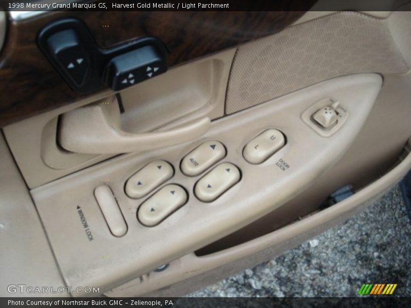 Harvest Gold Metallic / Light Parchment 1998 Mercury Grand Marquis GS