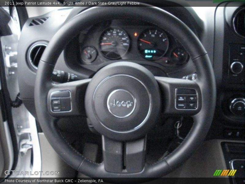 Bright White / Dark Slate Gray/Light Pebble 2011 Jeep Patriot Latitude 4x4