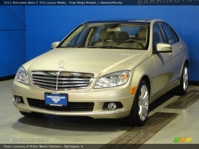Pearl Beige Metallic / Almond/Mocha 2011 Mercedes-Benz C 300 Luxury 4Matic