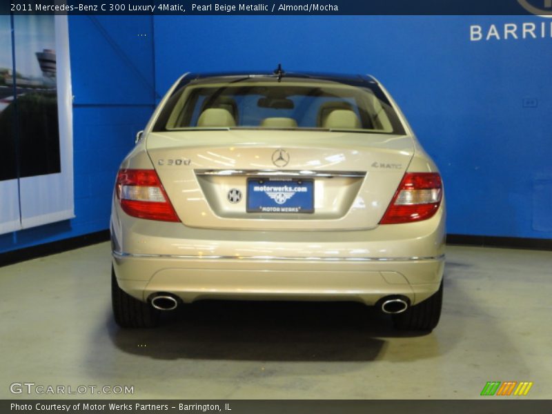 Pearl Beige Metallic / Almond/Mocha 2011 Mercedes-Benz C 300 Luxury 4Matic