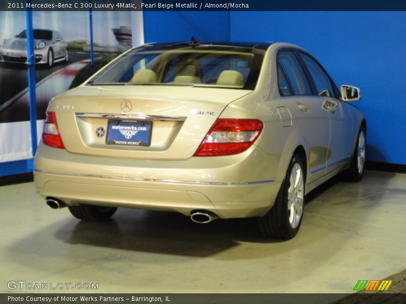 Pearl Beige Metallic / Almond/Mocha 2011 Mercedes-Benz C 300 Luxury 4Matic