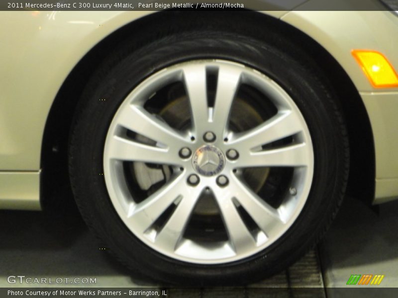 Pearl Beige Metallic / Almond/Mocha 2011 Mercedes-Benz C 300 Luxury 4Matic