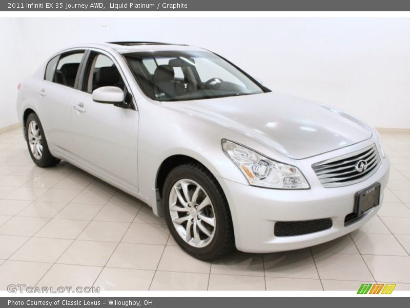 Liquid Platinum / Graphite 2011 Infiniti EX 35 Journey AWD