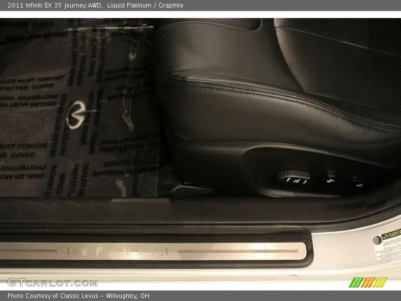 Liquid Platinum / Graphite 2011 Infiniti EX 35 Journey AWD
