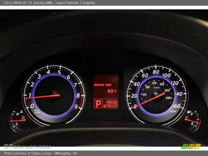  2011 EX 35 Journey AWD 35 Journey AWD Gauges